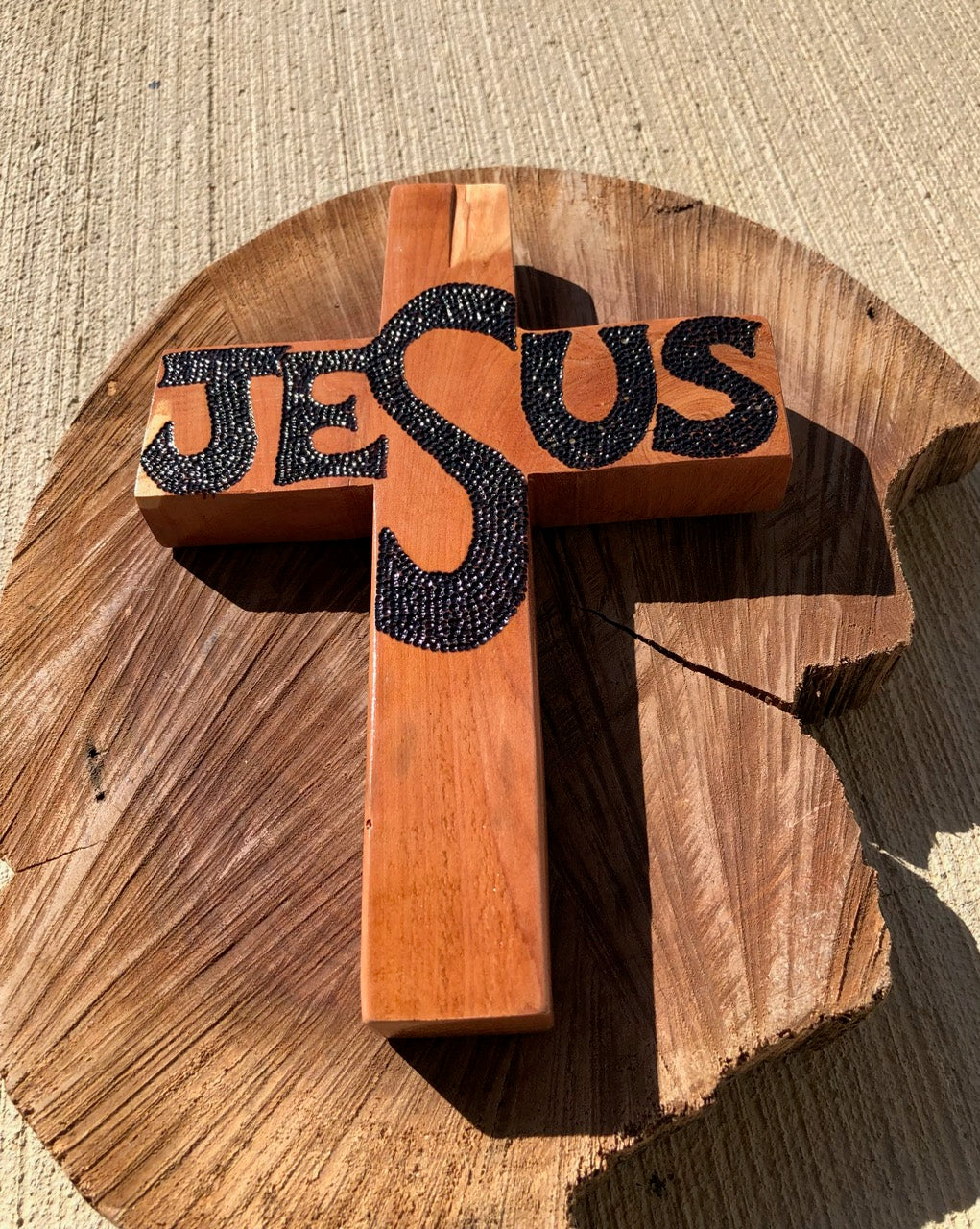 Jesus Cedar Cross