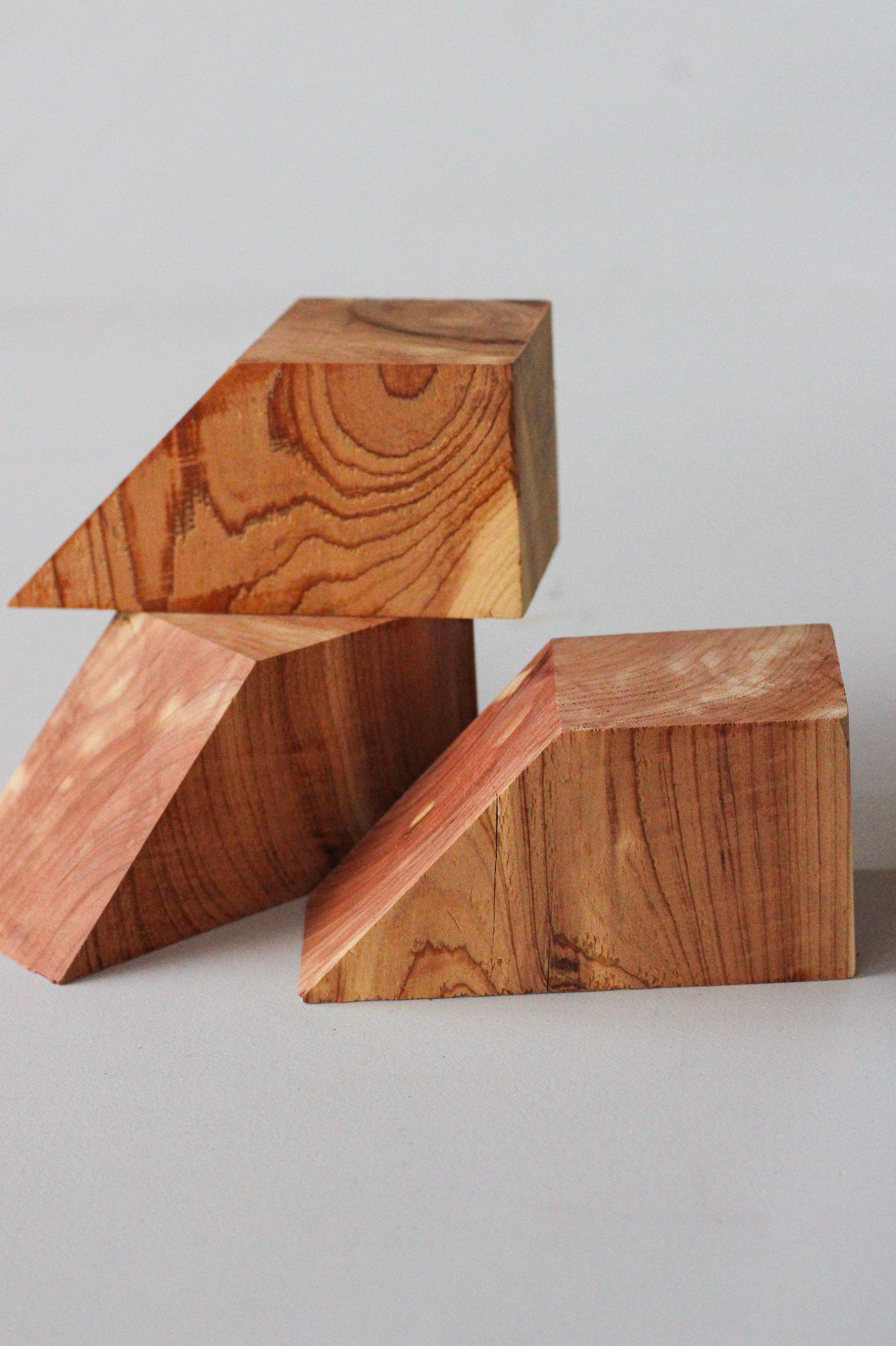Plain Cedar Door Stops