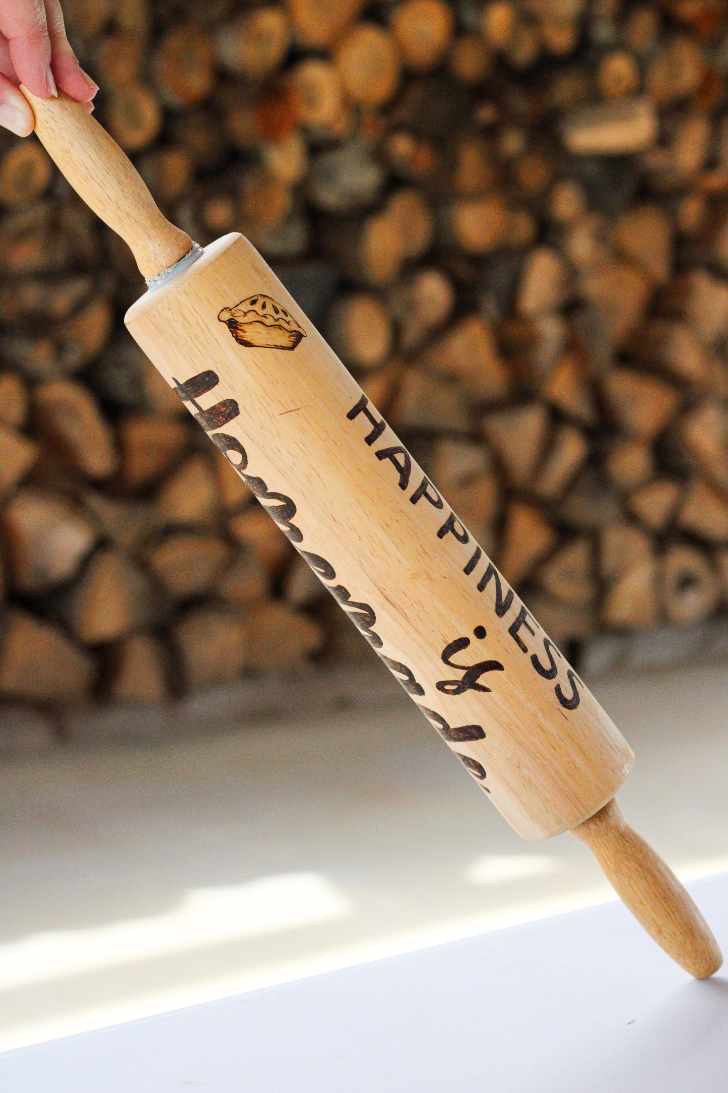 Happiness is Homemade Rolling Pin