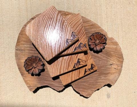 Mountains Coaster Set