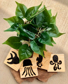 Under The Sea Square Coaster Set