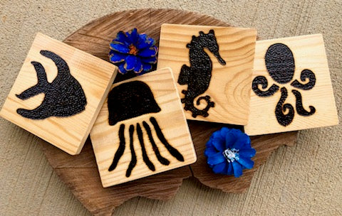 Under The Sea Square Coaster Set