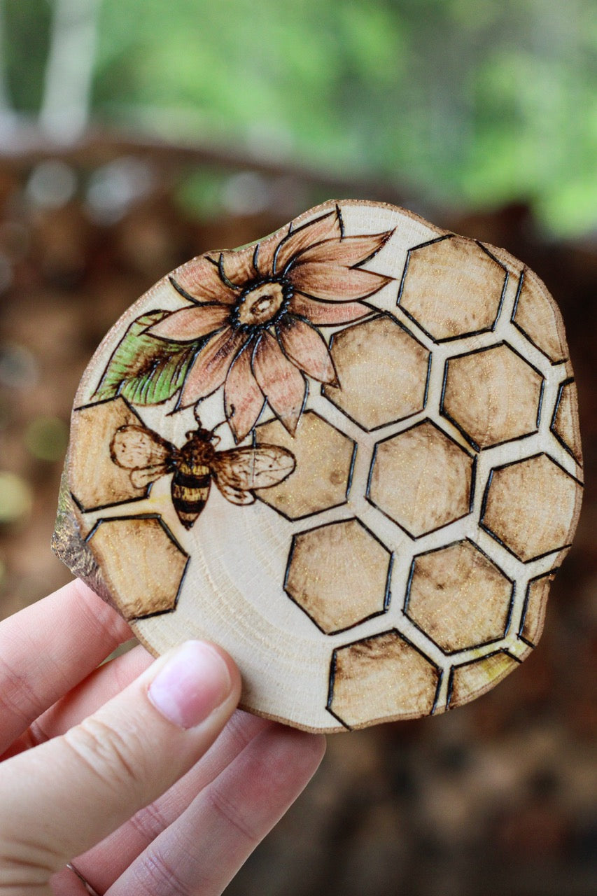 In the Beehive Coaster Set