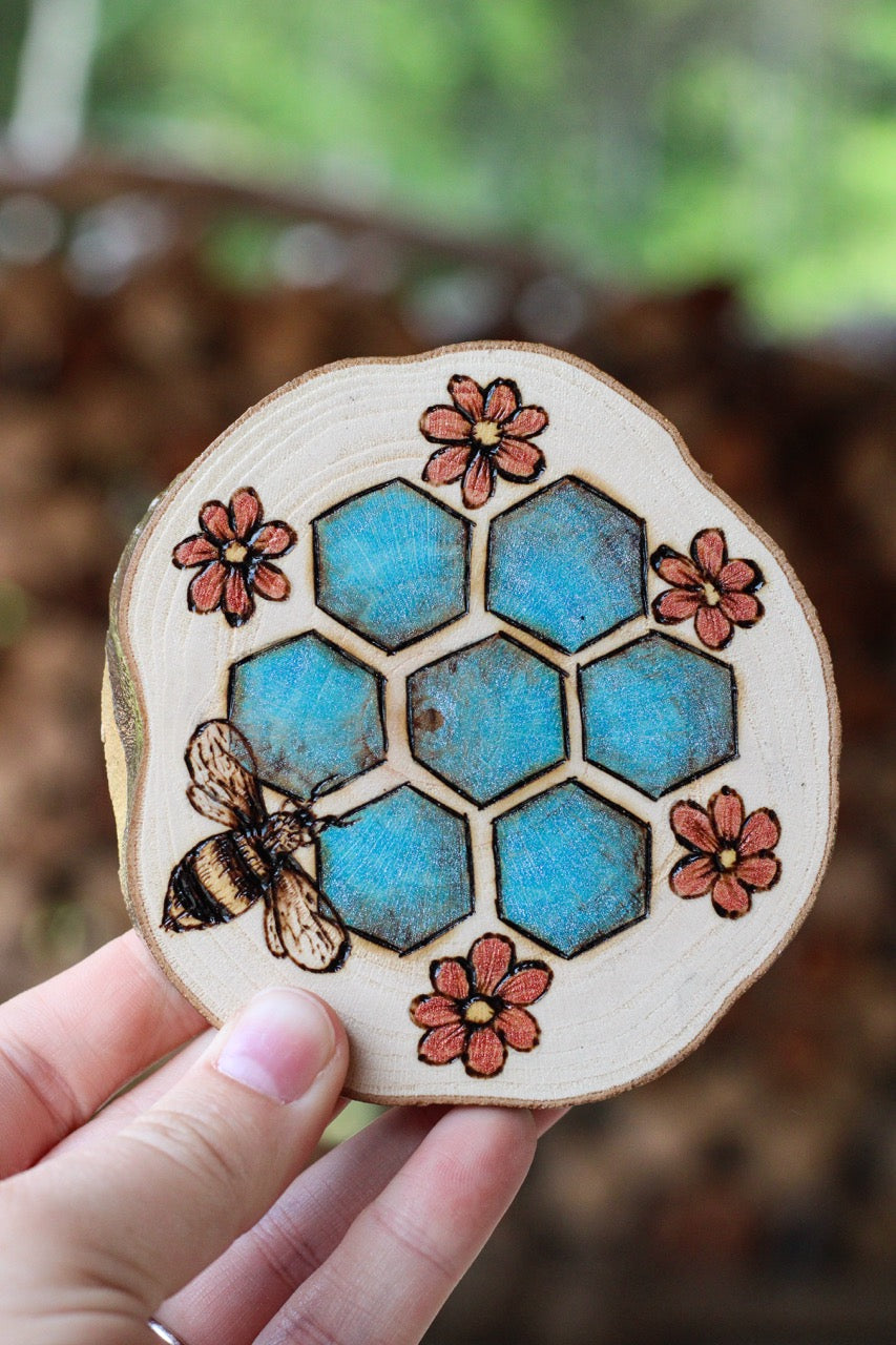 In the Beehive Coaster Set