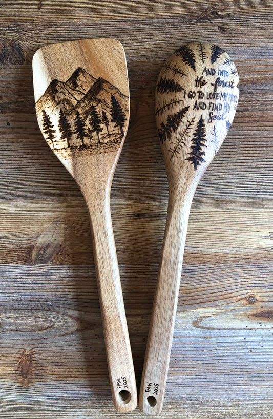 Into the Forest Spoon & Spatula Set