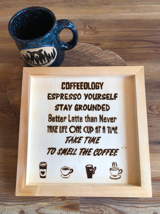 Coffeeology Wall Sign