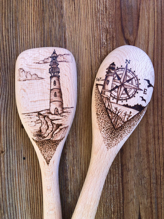 Northern Lighthouse Spoon & Spatula Set