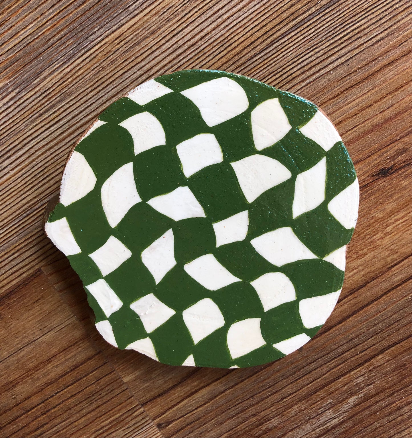Groovy Green Jumbo Coaster