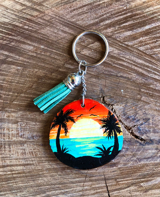 Tropical Getaway Keychain